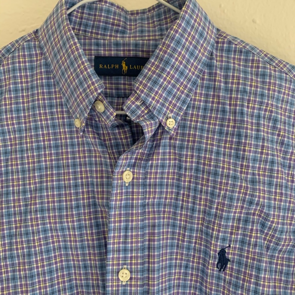 Ralph Lauren Poplin Shirt || Plaid